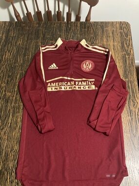 Adidas Atlanta United Maroon Training Top - men size medium
